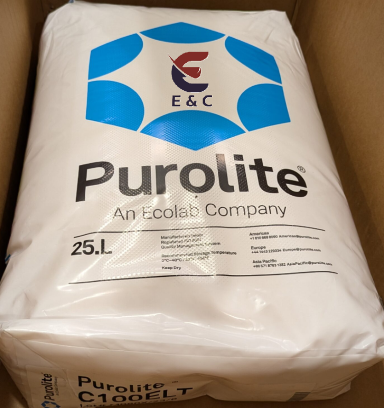 Hạt nhựa trao đổi ion Purolite C100E đóng gói